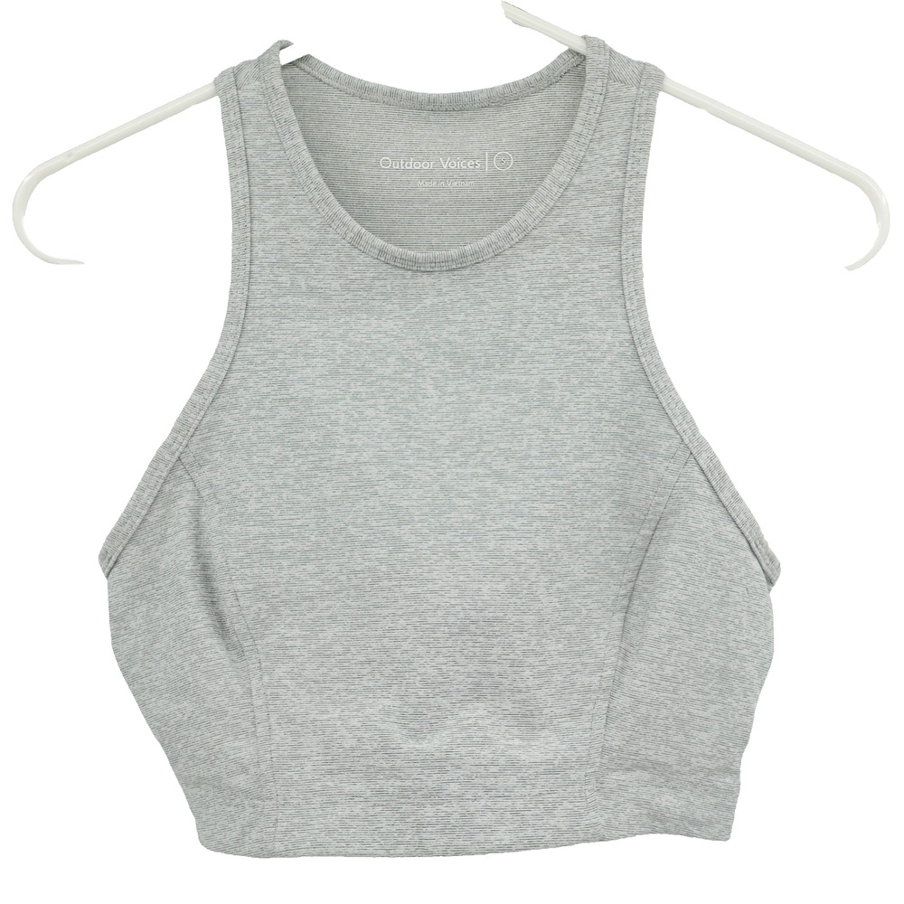 Outdoor Voices Athena Crop Top Sports‎ Bra SZ S Hybrid Athleticwear Athleisure